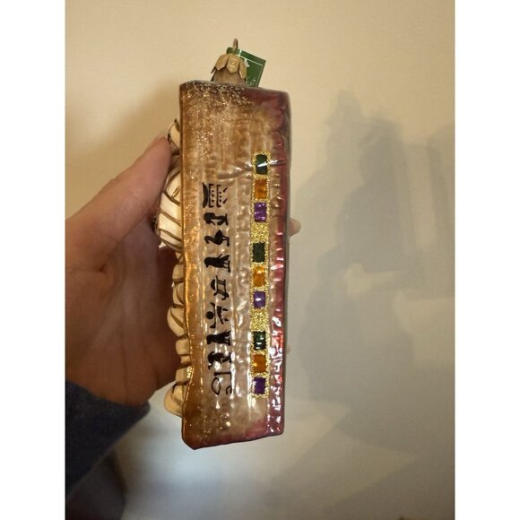 Slavic Treasures Glittered Creepy Coffin Ornament - Halloween Christmas Box Tag - Picture 4 of 9